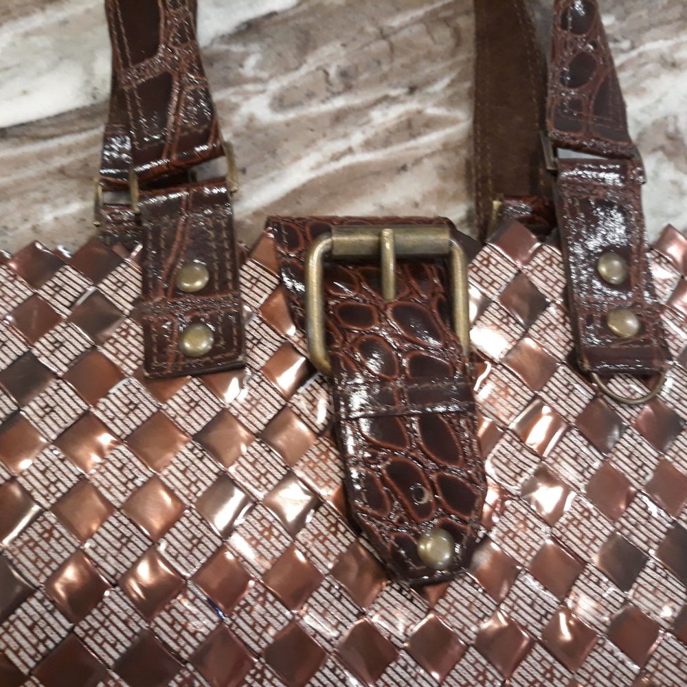 Nahui Ollin Large Candy Wrapper Tpte/Shoulder Bag - image 4